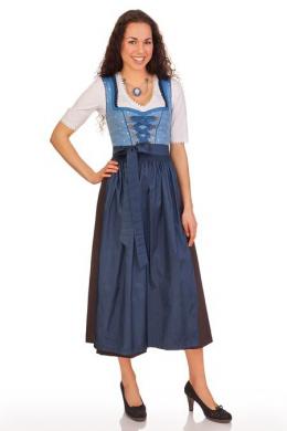 M.Stützle Dirndl lang 2tlg. - ROSI, Hellblau, 50