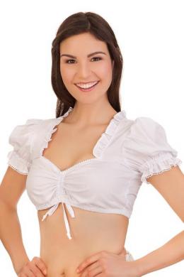 M.Stützle Dirndlbluse - IWA, Weiß, 40