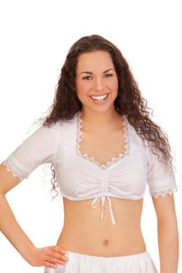M.Stützle Dirndlbluse - SIMONA, Weiß, 48