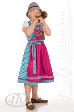 M.Stützle Kinderdirndl 3tlg. - EDELWEISS, Türkis, 92