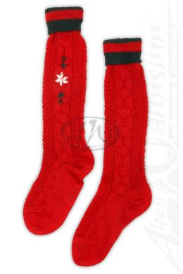 M.Stützle Kniestrümpfe - 40.091, Rot, 21/22
