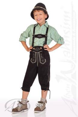 M.Stützle Lederhose Kinder - 60.046, Schwarz, 92