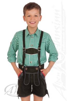M.Stützle Lederhose Kinder, Tanne, 128