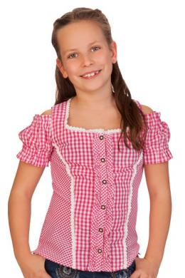 M.Stützle Mädchen Bluse - GIULIA, Pink, 116