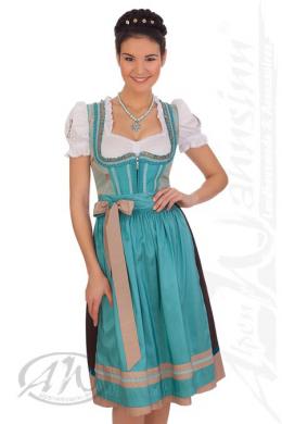 M.Stützle Midi Dirndl 2tlg. - GABI, Türkis, 40
