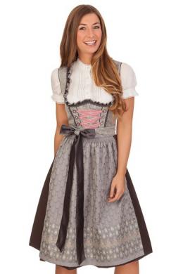 M.Stützle Midi Dirndl 2tlg. - VERENA, Grau, 34