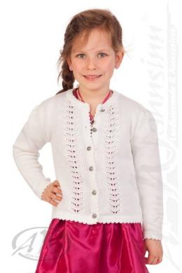 M.Stützle Strickjacke Mädchen - LISE, Weiß, 152