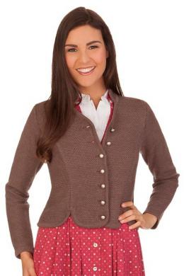 M.Stützle Trachten Strickjacke - LENERL, Hellbraun, 38