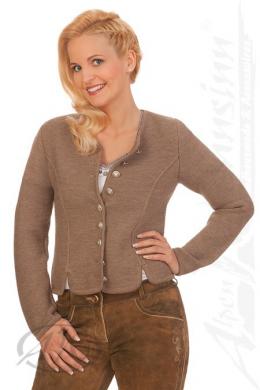 M.Stützle Trachten Strickjacke - MERAN, Hellbraun, 34