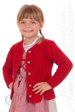 M.Stützle Trachtenjacke Kinder - BIBBI, Rot, 98