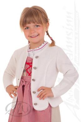 M.Stützle Trachtenjacke Kinder - BIBBI, Wollweiß, 80