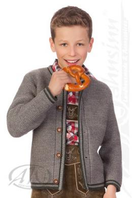 M.Stützle Trachtenjacke Kinder - J002, Grau, 164