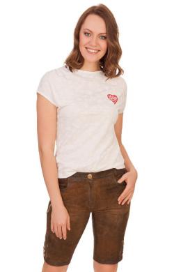 Maddox Trachtenlederhose Damen - SELINA, Nuss, 32