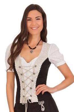 Marjo Blusenshirt - ELLA-LYNN, Beige/Schwarz, 48