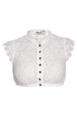 Marjo Dirndlbluse - DELROSE-EVA, Weiß, 40