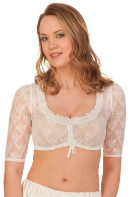 Marjo Dirndlbluse - DOLLY-CORINNA, Offweiß, 46