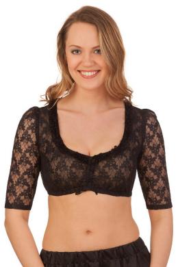 Marjo Dirndlbluse - DOLLY-CORINNA, Schwarz, 36