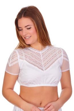 Marjo Dirndlbluse - EMILIA-CAROLA, Weiß, 34
