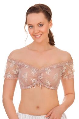 Marjo Dirndlbluse - FENJA-SUSAN, Blush, 42