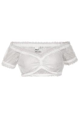 Marjo Dirndlbluse - FENJA-SUSAN, Weiß, 36