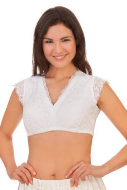 Marjo Dirndlbluse - FERGIE-ALMUT, Weiß, 46