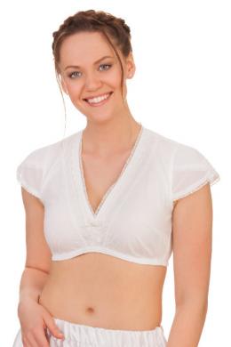 Marjo Dirndlbluse - FIONA-ALMUT, Weiß, 40
