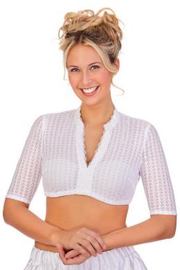 Marjo Dirndlbluse - HENRIETTE-LINDA, Weiß, 42