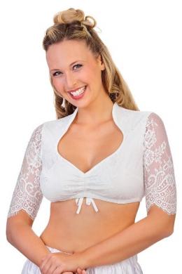 Marjo Dirndlbluse - LEONA-ELENA, Weiß, 38