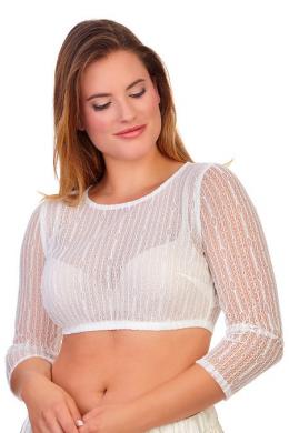 Marjo Dirndlbluse - LINDA-DALIDA, Offweiß, 40