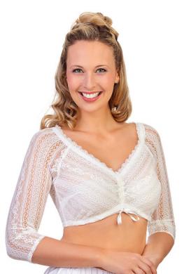 Marjo Dirndlbluse - LINETTE-DANIELLE, Offweiß, 50