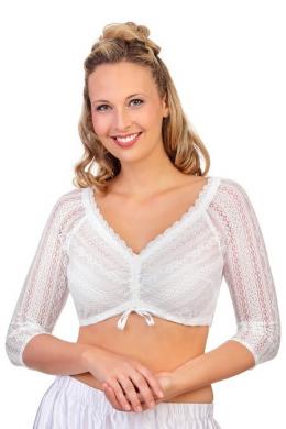Marjo Dirndlbluse - LINETTE-DANIELLE, Weiß, 46