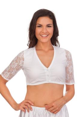 Marjo Dirndlbluse - NATA-BÄRBEL, Weiß, 46