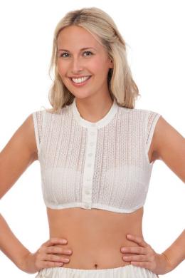 Marjo Dirndlbluse - NELE-DELROSE, Creme, 42