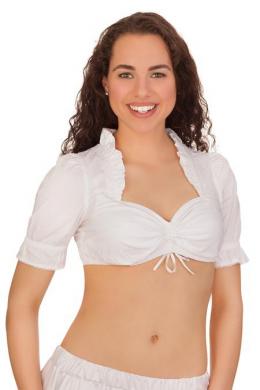 Marjo Dirndlbluse - NICOLE, Weiß, 38