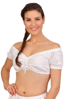 Marjo Dirndlbluse - TALA, Weiß, 44