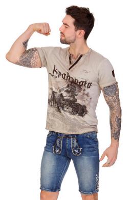 Marjo Jeans Shorts Herren - GUSTL, Blau, 58
