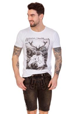 Marjo Jeans Shorts Herren - PAOLO, Dunkelbraun, 62