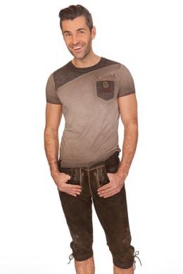 Marjo Kniebundlederhose - SCHORSCHI, Dunkelbraun, 62