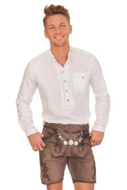 Marjo Lederhose Herren kurz - ANTON, Nuss, 58