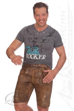 Marjo Lederhose Herren kurz - KLAUS, Ernte, 50