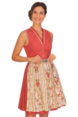 Marjo Midi Dirndl 2tlg. - BETHANY, Koralle, 44