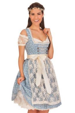 Marjo Midi Dirndl 2tlg. - EDITE, Hellblau, 36