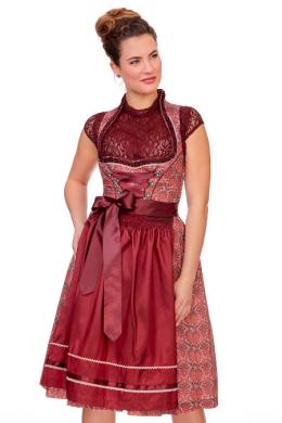 Marjo Midi Dirndl 2tlg. - EDONITA, Bordeaux, 46