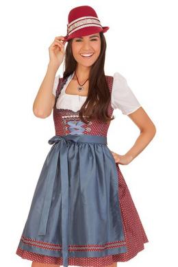Marjo Midi Dirndl 2tlg. - EVETTE, Pflaume, 36