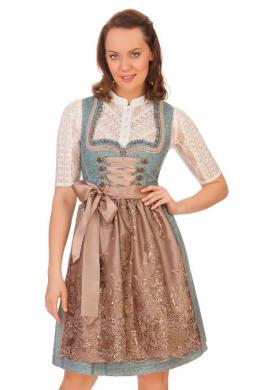 Marjo Midi Dirndl 2tlg. - FLANA, Türkis, 46