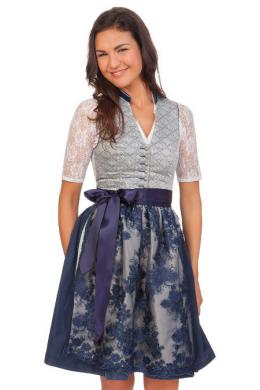 Marjo Midi Dirndl 2tlg. - GESTINA, Blau, 34