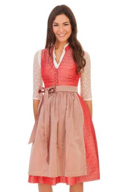Marjo Midi Dirndl 2tlg. - GEUDA, Rot, 38
