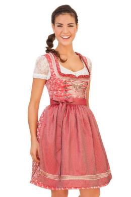 Marjo Midi Dirndl 2tlg. - GRADA, Rot, 40