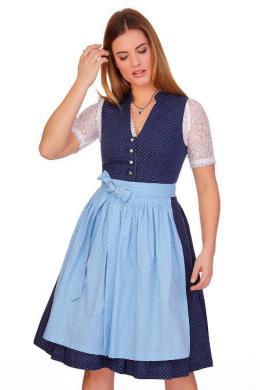 Marjo Midi Dirndl 2tlg. - HELIKA, Blau, 32