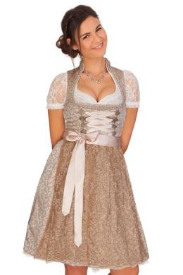 Marjo Midi Dirndl 2tlg. - PERLA, Caramel, 42